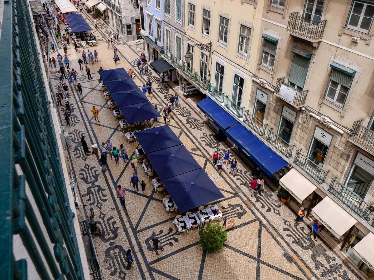 Augusta 229-5E-City Center Apt- Balcony & Elevator Lisboa Kültér fotó